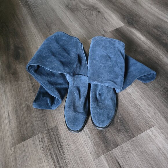 Jeffrey Campbell slouchy knee high suede boots - Picture 4 of 12